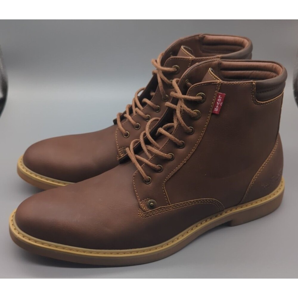 Levi's Men's Windham UL Casual Hiker Boot (Dark Tan) Synthetic Size 10.5M Urban - Picture 2 of 11